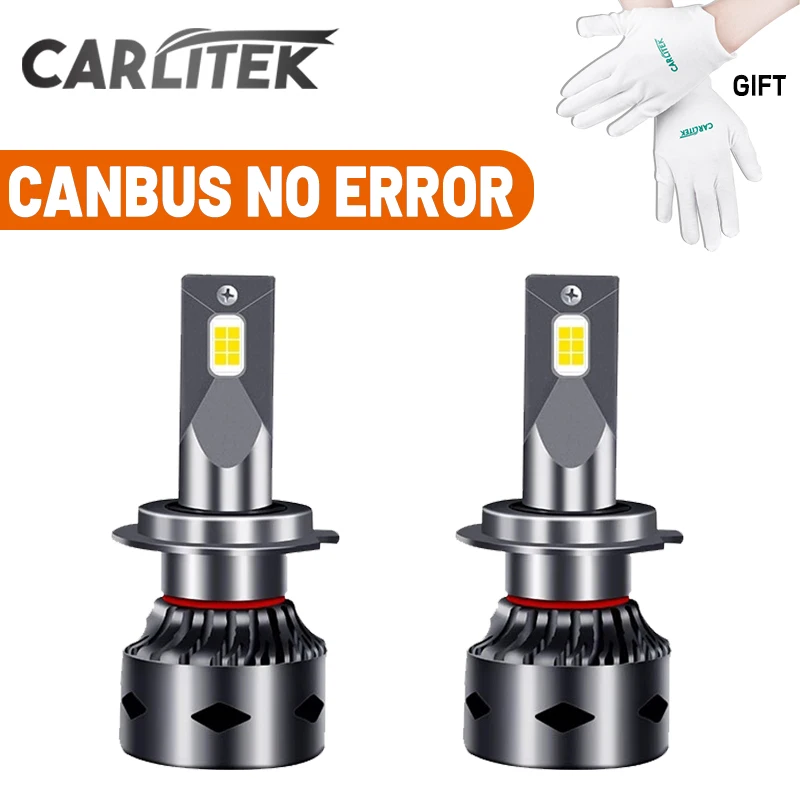Автомобильные светодиодные лампы H7 Canbus H8 H9 H16 H11 9005 HB3 9006 HB4 6000K Ice 60 Вт
