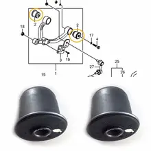 Upper-Arm-Bushing Stavic Kyron 4441209000 Ssangyong Rexton for Acyton OEM Parts-X-2p