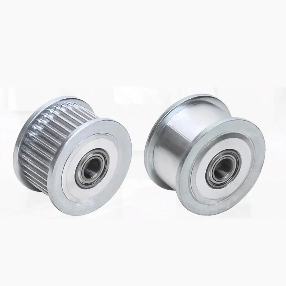 1Pcs 40-60 Teeth 3M Aluminum Idler Timing Pulley With/Without Tooth Slot Width 11mm Bore 5-15mm For 10mm Belt DIY 3D Printer |