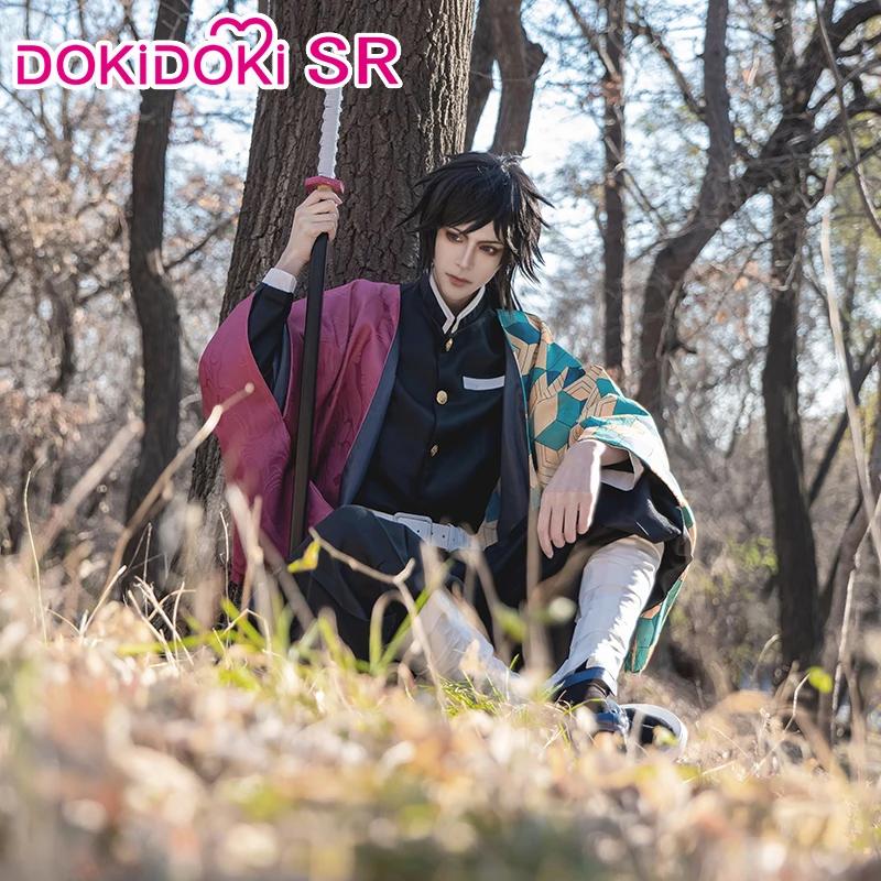 DokiDoki-SR аниме Demon Slayer: Kimetsu no Yaiba Косплей Tomioka Giyuu косплей мужской костюм Kimetsu no Yaiba Tomioka Giyuu
