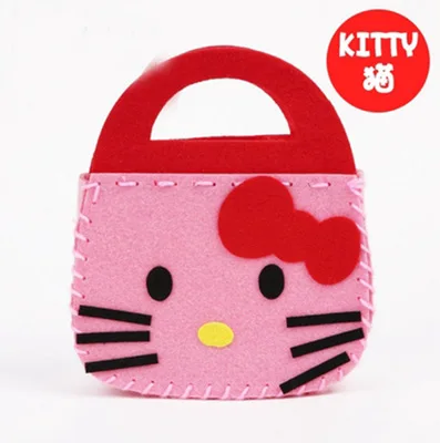 Hand-made DIY из нетканного полотна Hand-made DIY детского труда класс - Цвет: cat