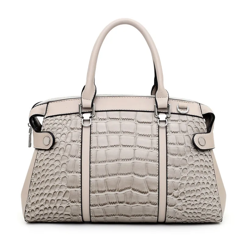 

2019 Summer New Style Women's Large-Volume Boston Bag Korean-style-Style Contrast Color Shoulder Handbag