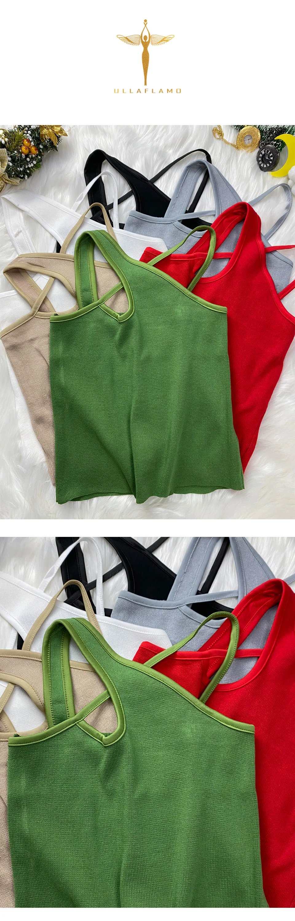 cheap bras Sexy Cross Camis Slim Female Camisole Summer Hollow Out Streetwear Sleeveless Crop Top Solid Color Cotton Basic Women Camisole white bra