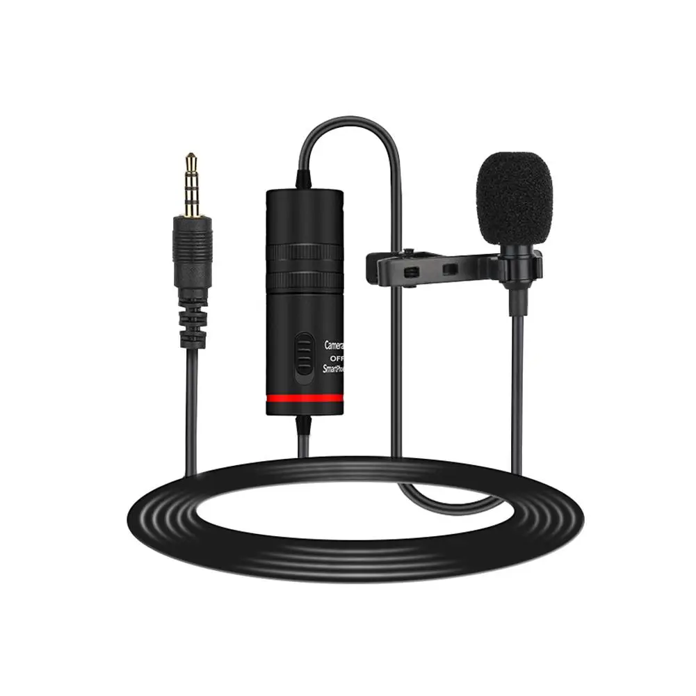Hands Free клип на лацкане микрофон небольшой проводной всенаправленный микрофон для камеры смартфон ноутбук интервью встречи Live Broadcas