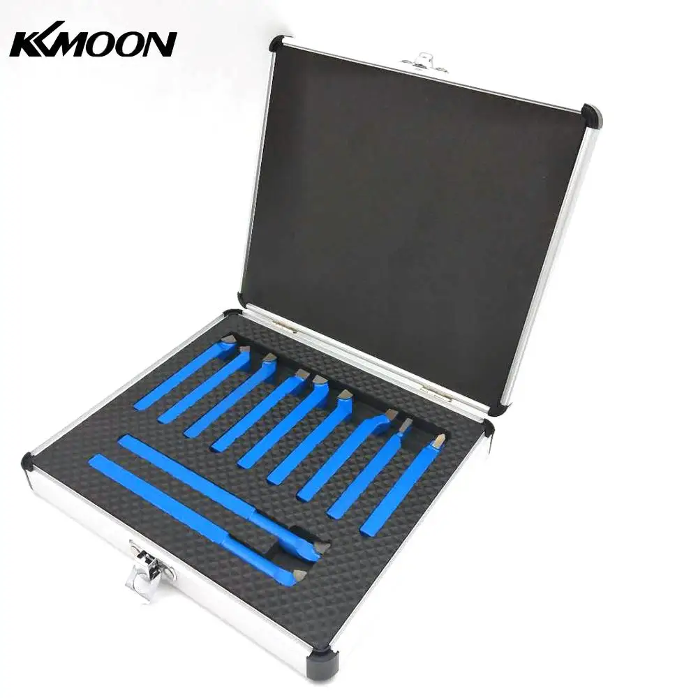 

11pcs Metal Carbide Welding CNC Lathe Tools Carbide Brazed Tipped Cutter Tool Bit Cutting Kit