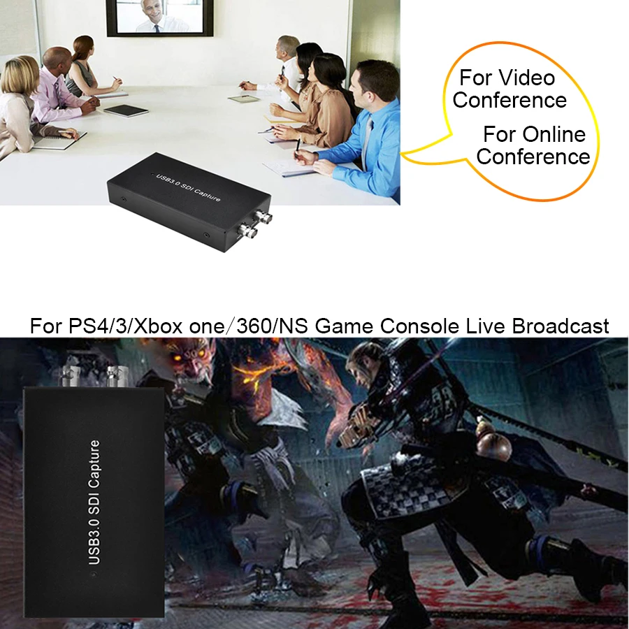 Gravador de Vídeo Placa de Captura de Jogos de Vídeo para Mac Streaming ao Vivo Sdi para Usb Ezcap Sdi 3.0 Windows Linux 262 1080p 60fps Usb - Imagem 5