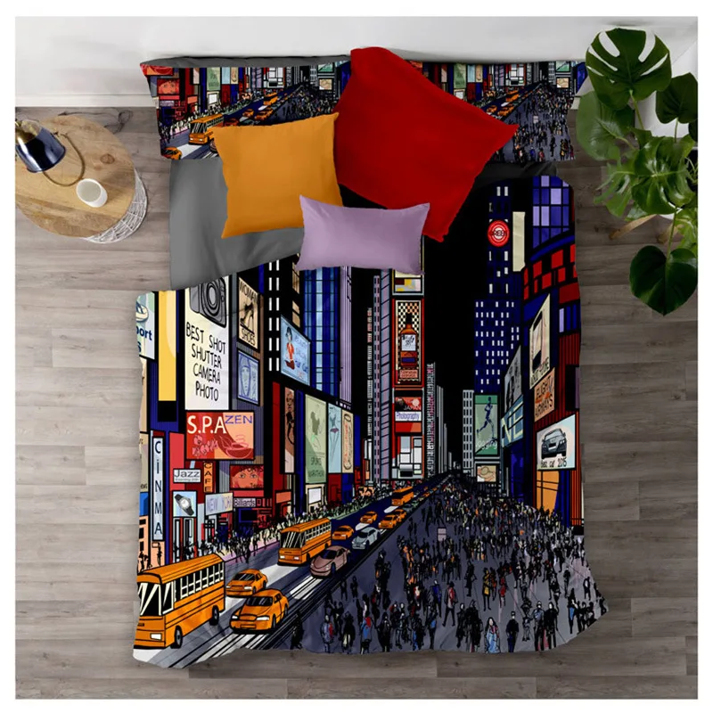 09 Sugan Life, постельные принадлежности в стиле хип-хоп, комплект из 3 предметов, пододеяльник, комплекты, европейский размер, мультфильм, аниме, пододеяльник, индивидуальный дизайн - Цвет: 09