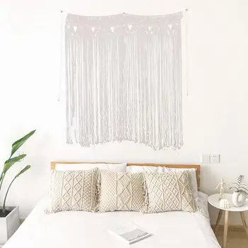 

High Quality For Boho Macrame Wall Hanging Curtain Cotton Handmade Tapestry Wall Art For Home Wedding Decor