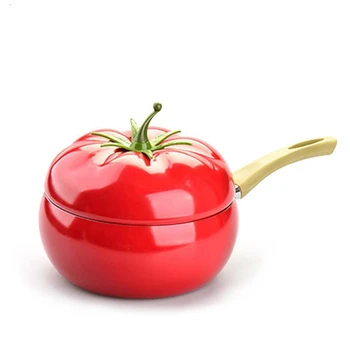 

Tomato Milk Pan Non-Stick Milk Pan Induction Cooker Universal Aluminum Compound Bottom Milk Pan
