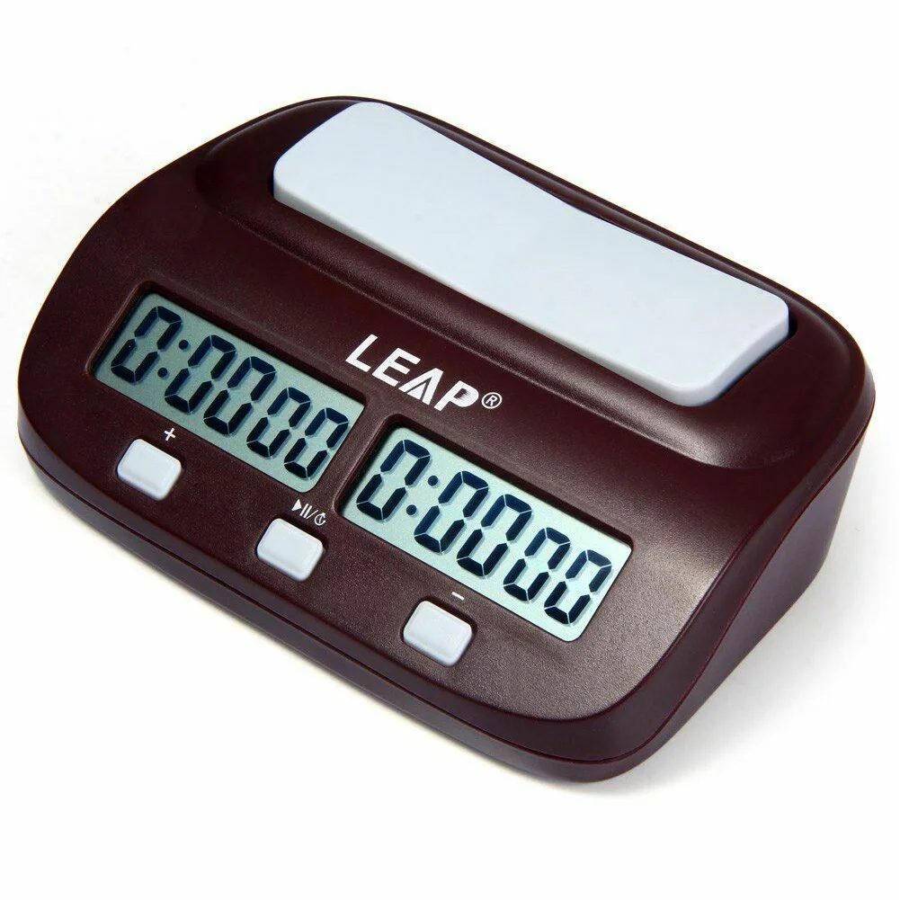 Accurate Easy Operate Digital Battery Powered Chess Clock Professional ABS Presettable Game Timer Mute With Alarm Compact
