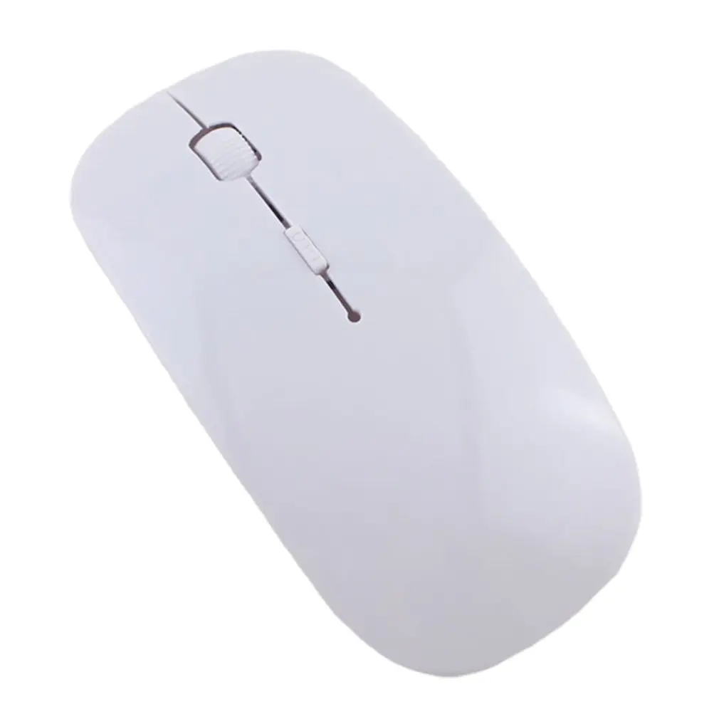 Ultra thin usb 2 4ghz wireless mouse optical gaming slim receiver computer for apple laptop 