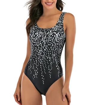 

Sport One Piece Swimsuit Women Competition Swimwear 2020 Swim Cross Bandage Swimming Suits for Women U-back Bathers