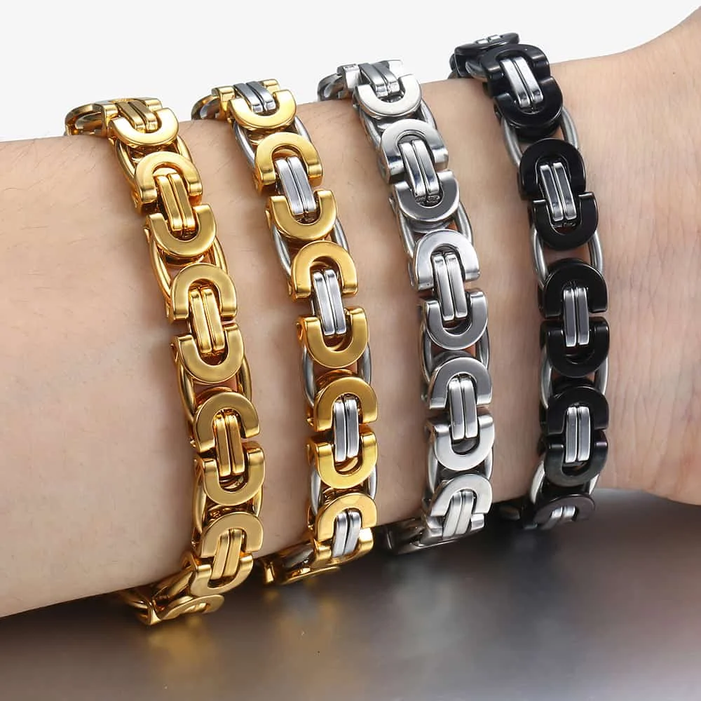 Мужской браслет цепочка из нержавеющей стали 6/8/11 мм|bracelet chain|men bracelet chainmen |