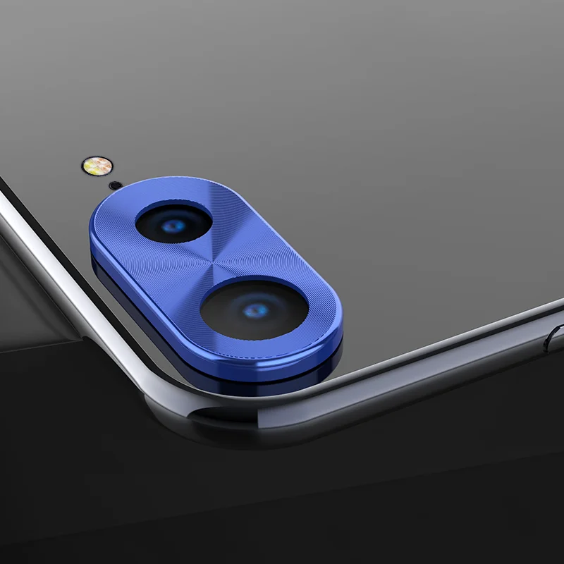 Для Xiaomi 9 SE Redmi Note 7 Pro задняя камера линзы протектор для Xiaomi 9 Redmi Note 7 кольцо чехол для Xiaomi Mix 3 металлический чехол - Цвет: Коричневый