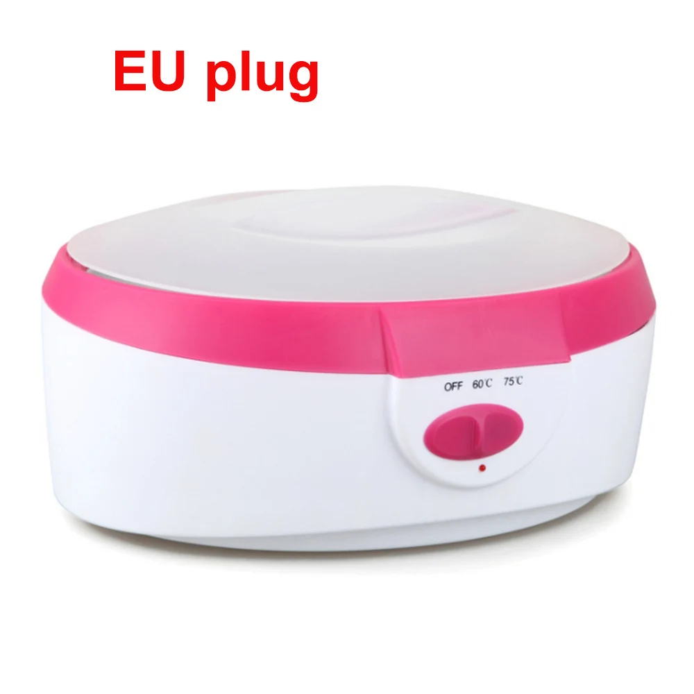 EU-pink Парафиновая восковая машина для рук и ног, парафиновая Ванна, быстрый нагрев, 2000 мл, парафиновая восковая грелка с парафиновым воском - Цвет: EU-pink