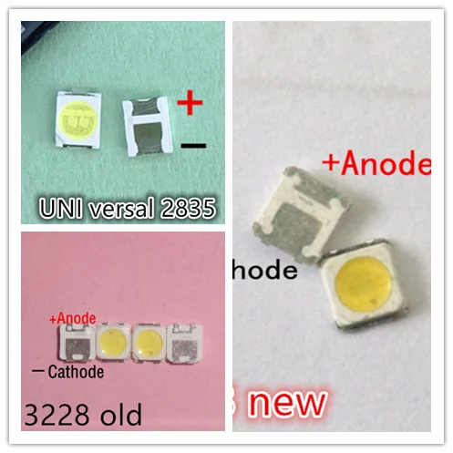 SAMSUNG 500 шт. светодиодная подсветка TT321A 1 5 Вт 3 в 3228 2828 холодный белый ЖК Подсветка