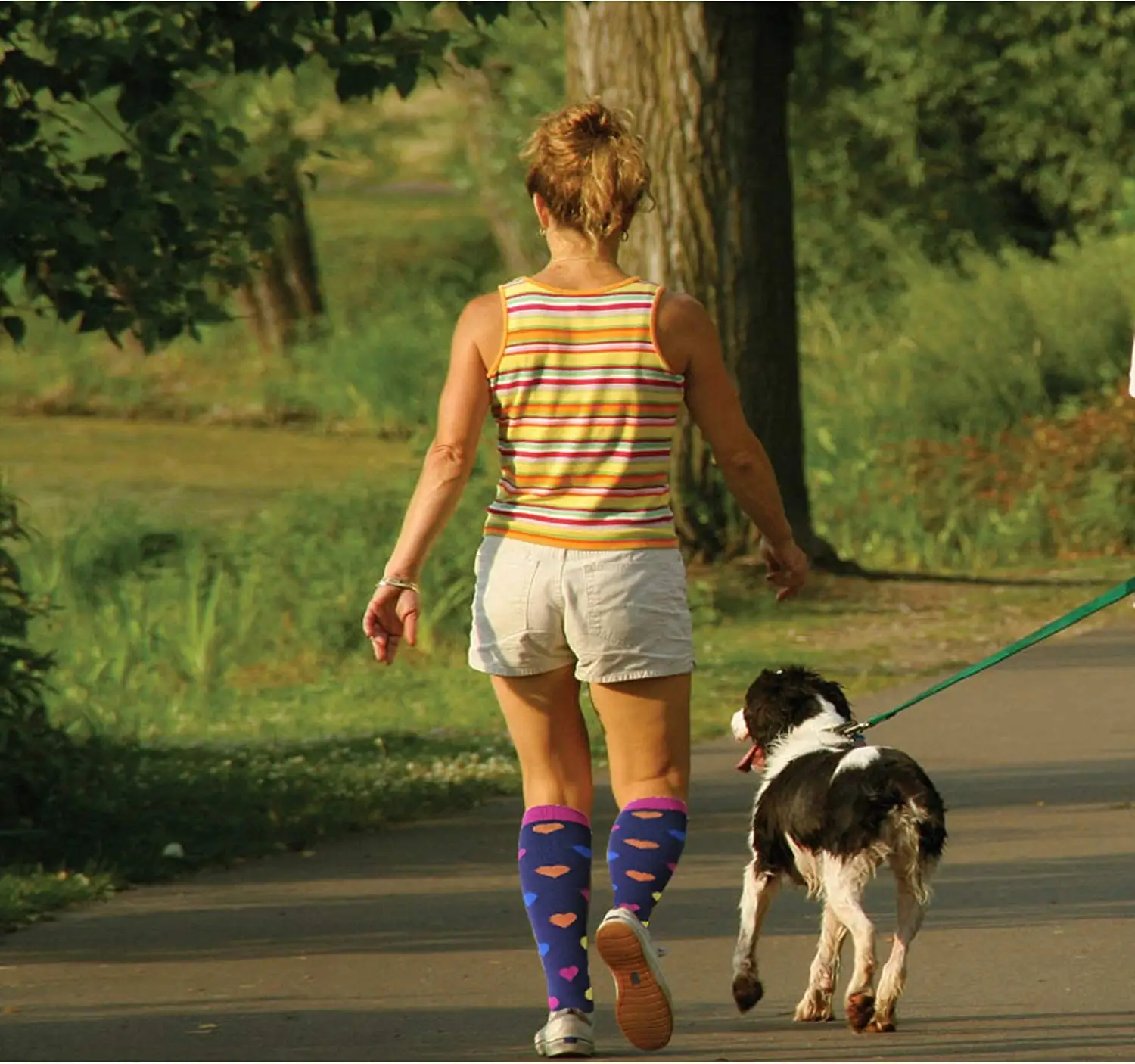 Meias de Compressão dos Homens para Mulheres Pares Pacote Joelho Alto 30 Mmhg Esportes Meias Edema Diabetes Varizes Correndo Tamanho s m 3 - 20 Pijamas e Moda Íntima