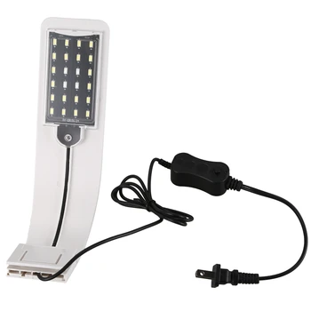 

Slim LED Aquarium Aquarium Clip Light Aquatic Lighting Highlight LED Aquarium Light Aquarium LED Light US Plug