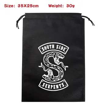 

Riverdale Cosplay Props Student Drawstring Bags Non-Woven Fabric Accessories Storage Bag Gift