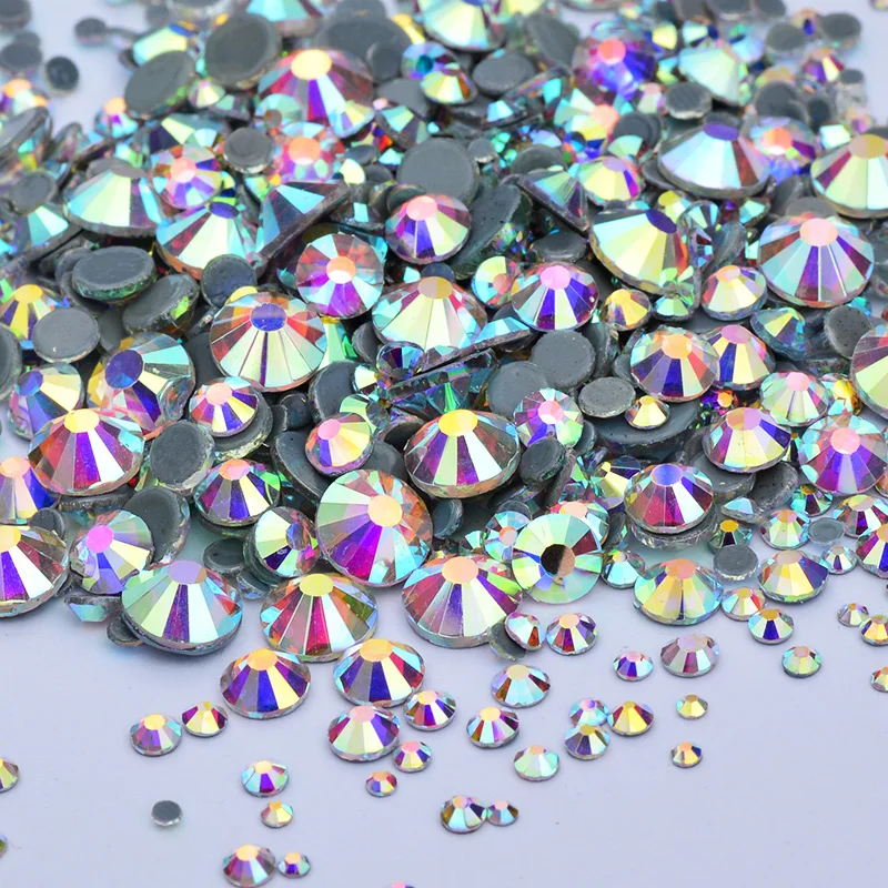 JUNAO-1440pcs-Mix-Size-Crystal-AB-Hot-Fix-Rhinestones-Glass-Flat-Back-Stones-Hotfix-Strass-Iron (2)