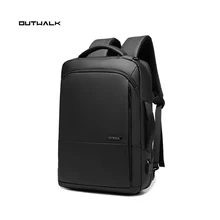 

Outwalk Ultra-thin shoulder laptop backpack 15.6-inch computer bag unisex business office backpack thin backpack