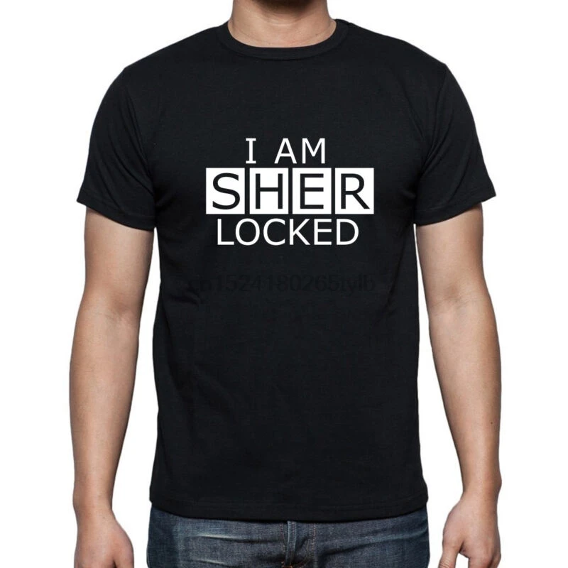 I Am Sherlocked Sherlock Shelock Holmes Benedict Cumberbatch Inspired T Shirt Aliexpress