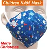Multicolor Christmas Face Mask Kid KN95 Mask Children's Masks FFP2 Mouth Caps KN95 Mascarillas Christmas Child Masks Protective 2