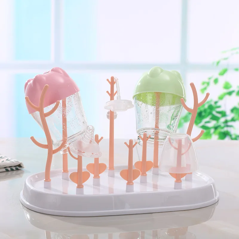 

Infant Feeding Bottle Drying Rack Water Draining Bottle Drying Rack Hanging Bottle Drying Rack Dustproof Sterilization Dry Feedi