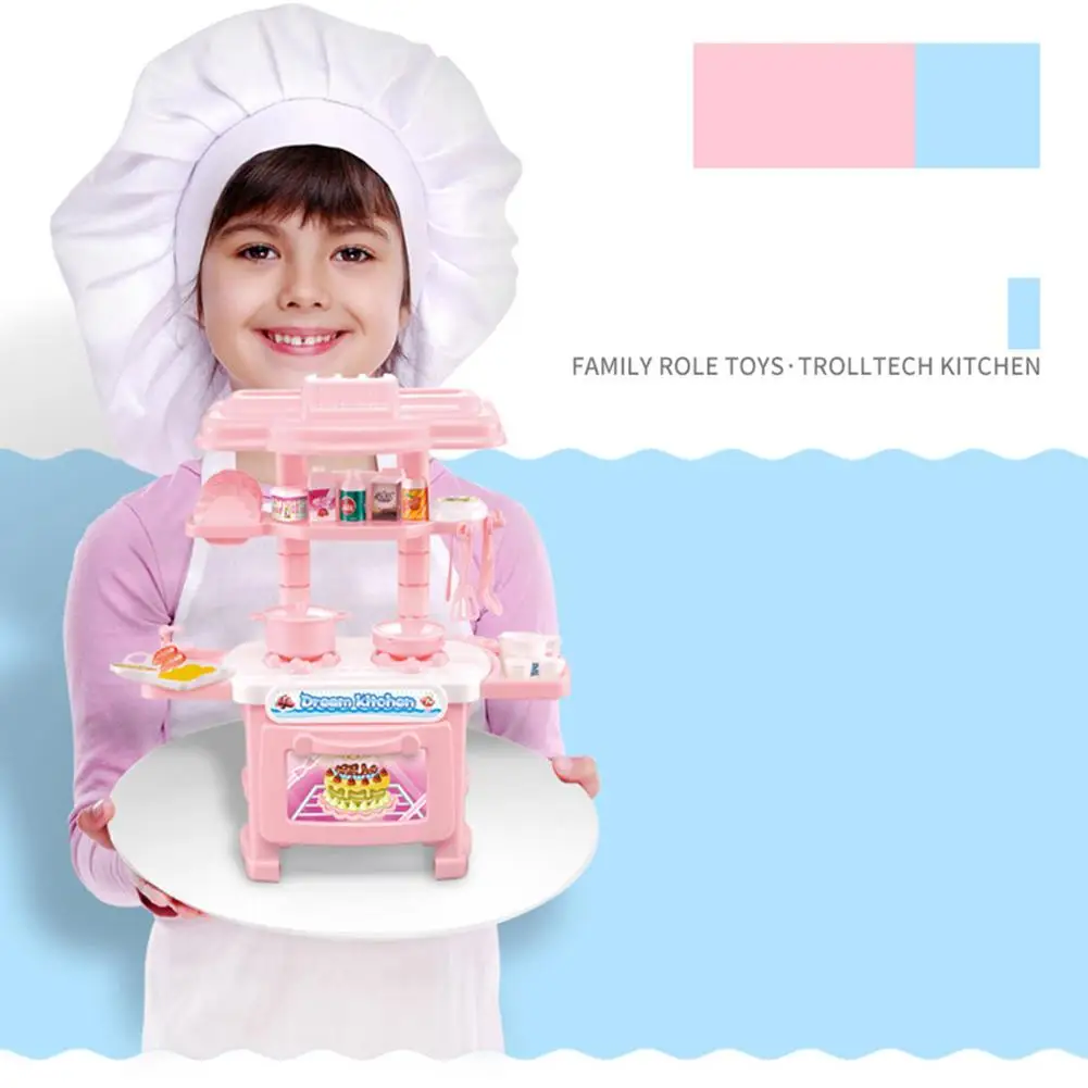 Kuulee мини пластиковый Simulaton кухонный набор со столовыми приборами кухонная утварь игровой домик игровой реквизит Детский Рождественский подарок