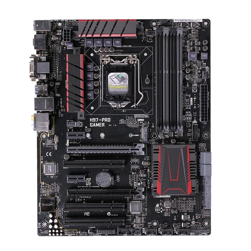 

For ASUS H97-PRO GAMER Desktop motherboard Intel H97 chipset LGA 1150 ATX DDR3 32GB M.2 SATA3.0 USB3.0 100% tested intact