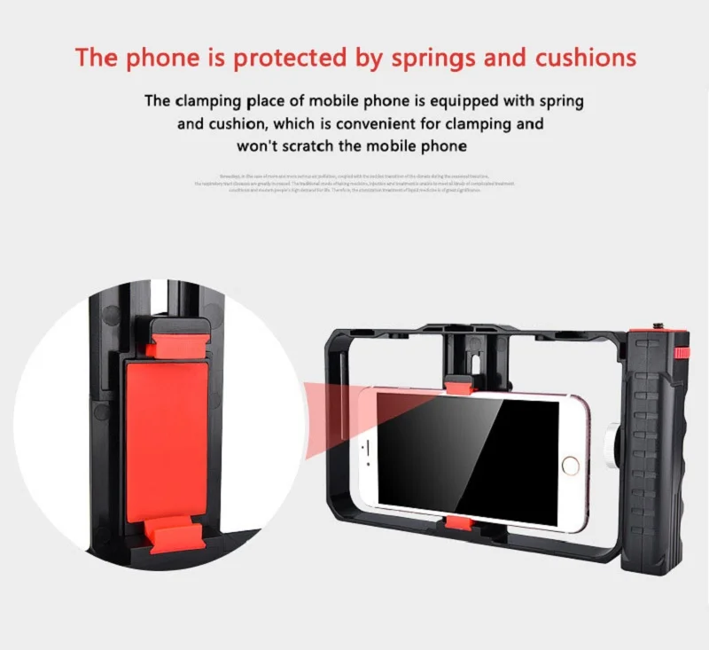 Mcoplus Phone Handheld Stabilizer For Camera Smartphone mobile phone iphone iPhone XS XR X 8Plus 8 7 6S Samsung S9 S8 S7