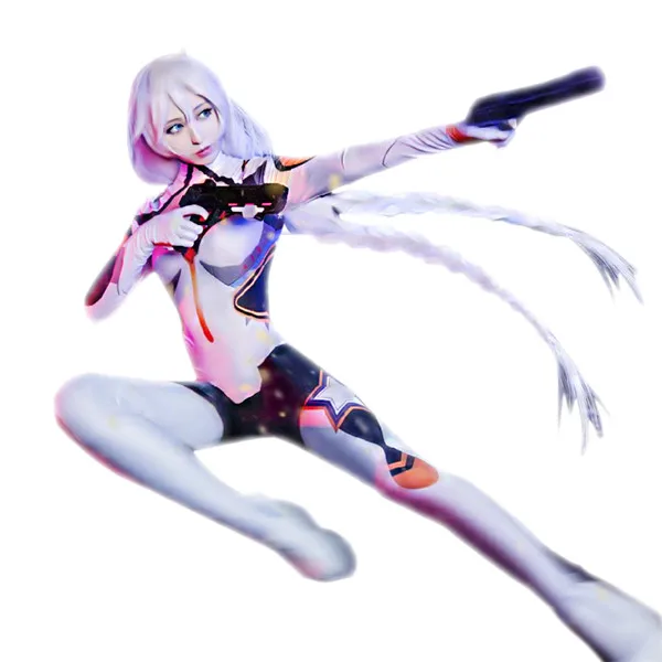 

Honkai Impact 3 Kiana Kaslana Tights Jumpsuit halloween cosplay costume full sets free shipping A