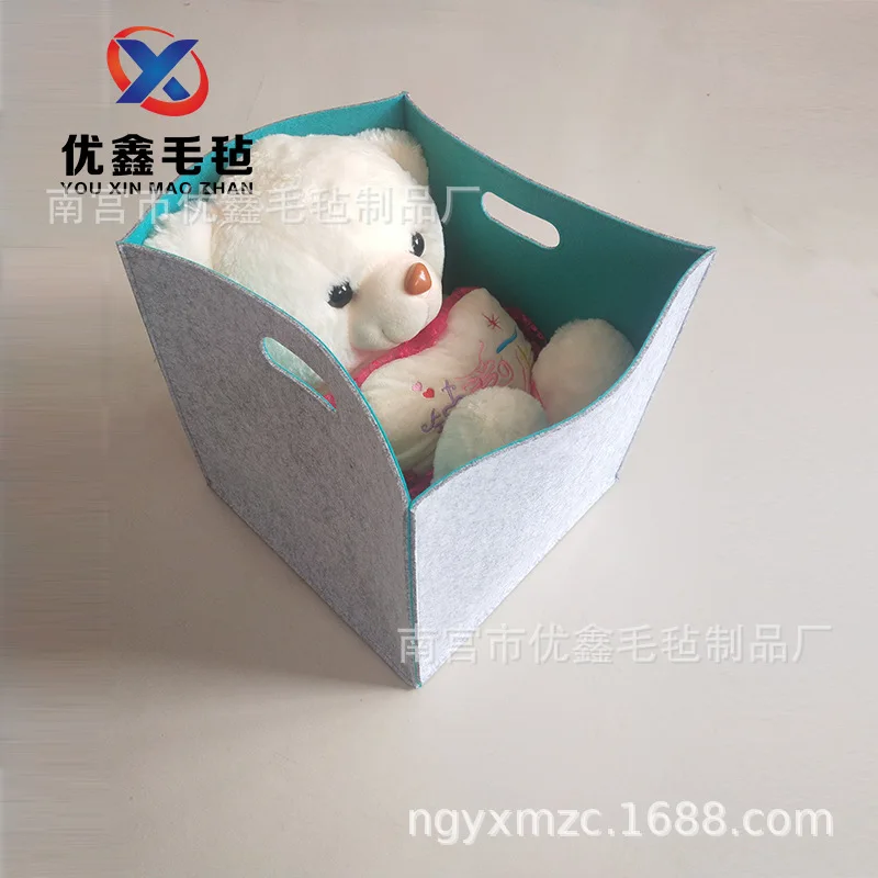 Creative Felt Storage Basket Foldable Felt Storage Basket Felt Foldable Storage Basket