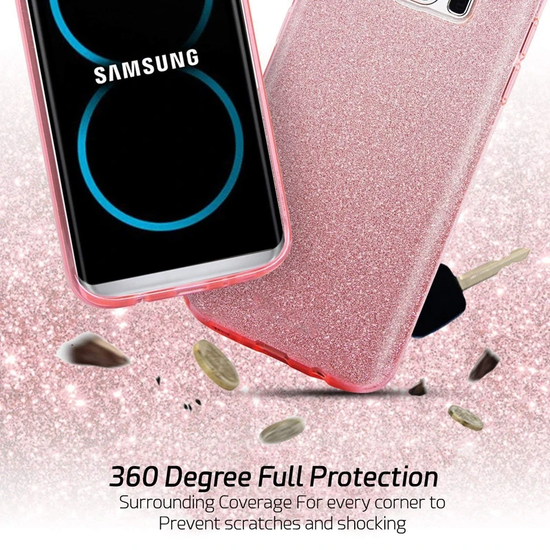 Стойкий к падениям, сделан из ТПУ+ ПК+ блестящий чехол для samsung Galaxy J4 J6 плюс A6 A8 J8 A7 A750F J2 Pro J3 J5 J7 Prime 2 Neo мягкий чехол