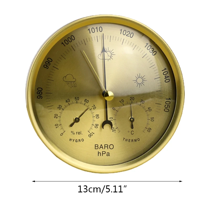 3 in 1 Barometer Weather Station Indoor Outdoor Use Barometer Thermometer Hygrometer thermometer hygrometer temperature and humidity meter