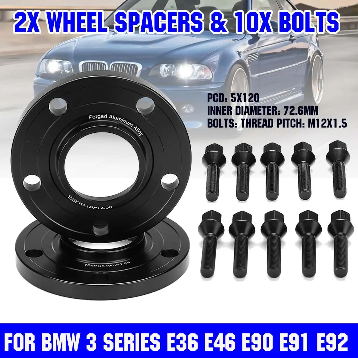 10/15/20 мм автомобильные адаптеры PCD 5x120 72 56 для BMW E82 E88 E30 E36 E46 E28 E34 E90 E91 E92 E93 E60 E61 E31 |
