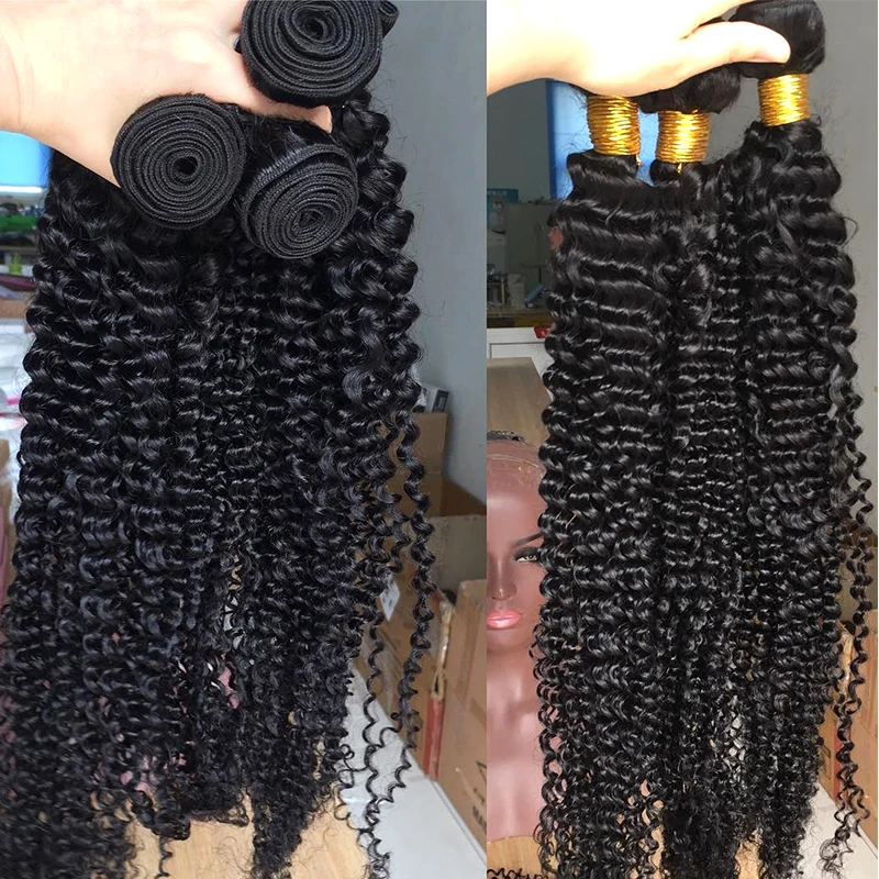 1 3 4 Bundles Brazilian Curly Hair Weave Bundles 8 30 40 Inch