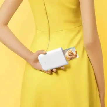 xiaomi Mijia принтер 300 точек/дюйм портативный фото мини карманный DIY обмен 500 мАч фотопринтер сотрудничество с Mijia smart