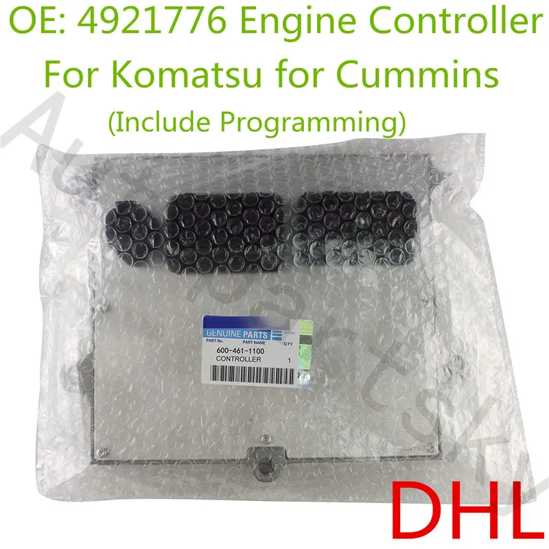 

GENUINE NEW For Komatsu Excavator Cummins QSB6.7 Electronic Control Module ECU Include Programming 4921776 600-461-1100