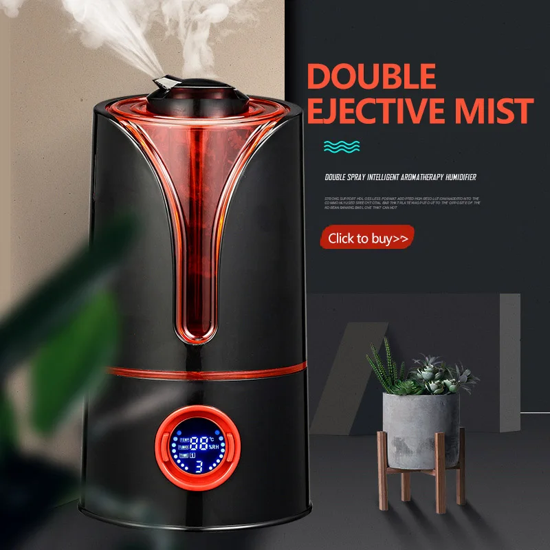 

3.5L Large Capacity Timer Air Humidifier Home Dual Spray Intelligent Mute Aroma Humidifier Atomizer Ultrasonic Aroma Diffuser