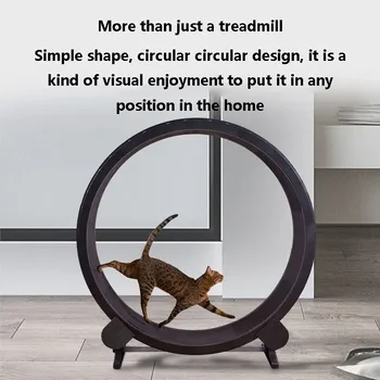 Pet Cat Treadmill Noiseless Exercise Fitness Equipment Big Roller Cat Toy 1