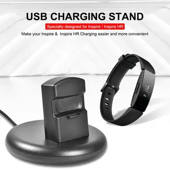 

Smart Band Charger Stand Wristband Fitness Tracker Chargers USB Cable Charger Stand Charging Dock Station For Fitbit Inspire HR