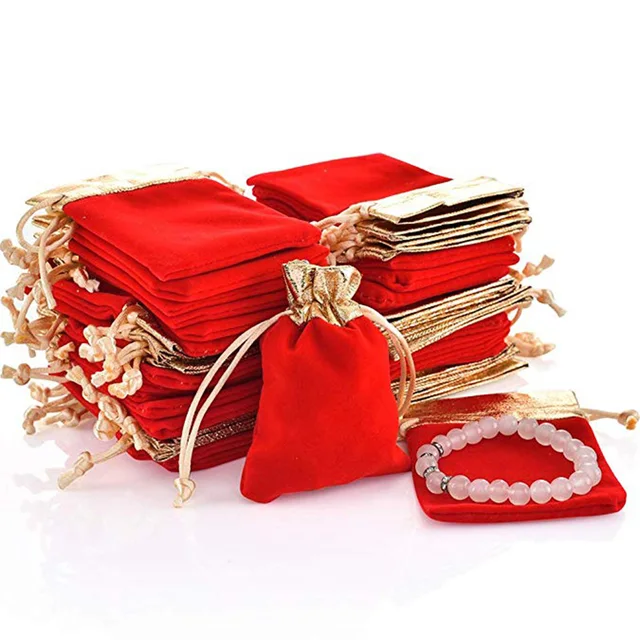 Sacchetti Velluto Per Gioielli 31 Pezzi - Con Cordoncino, Nero, Ideali Per Regali E Bomboniere - Foto 4