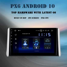 Dasaita 10.2 "Android 10.0 radyo Toyota RAV4 2018 2019 2020 DSP araç multimedya oynatıcı CarPlay Navigator GPS 4GB + 64GB TDA7850