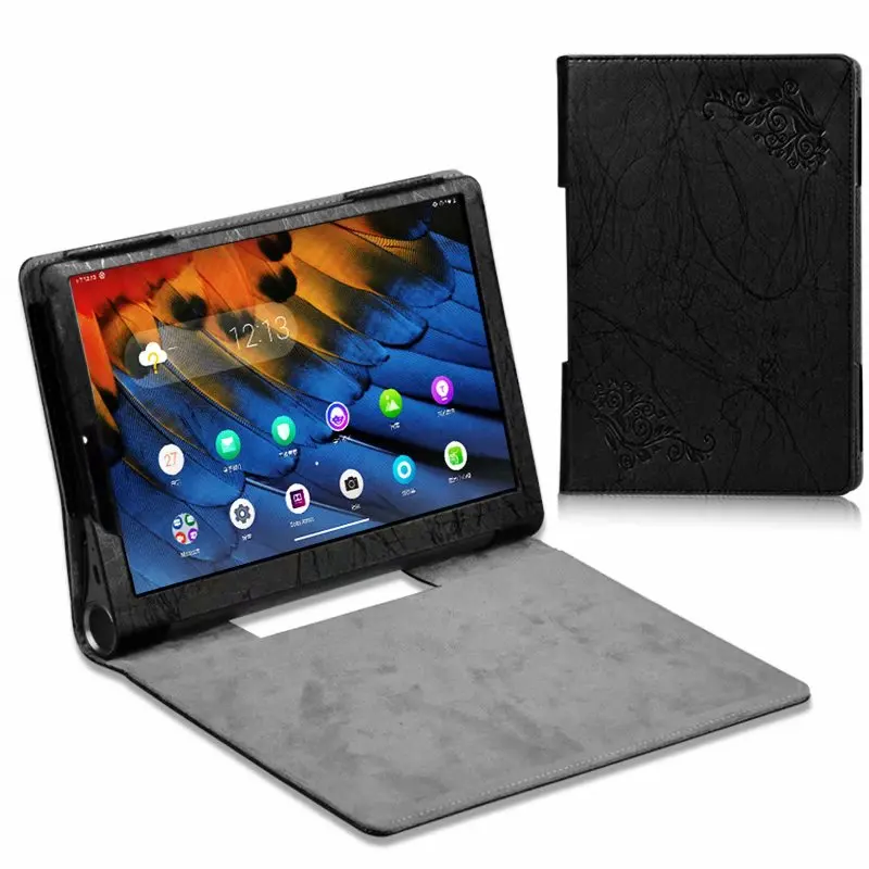 Ультратонкий Модный чехол с рисунком для lenovo Yoga Tab5 YT-X705, 10,1 дюймов,, планшет, умный чехол с откидной крышкой, подставка из искусственной кожи, чехол+ ручка