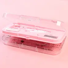 Conjunto de artigos de papelaria para estudantes, novo conjunto de 8 segundos de matemática geométrica para desenhar material de escritório e escola