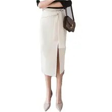 Юбка в Корейском стиле; сезон осень-зима; Новое поступление; Vestidos; модная длинная юбка на бретельках; облегающая юбка; юбка до бедра