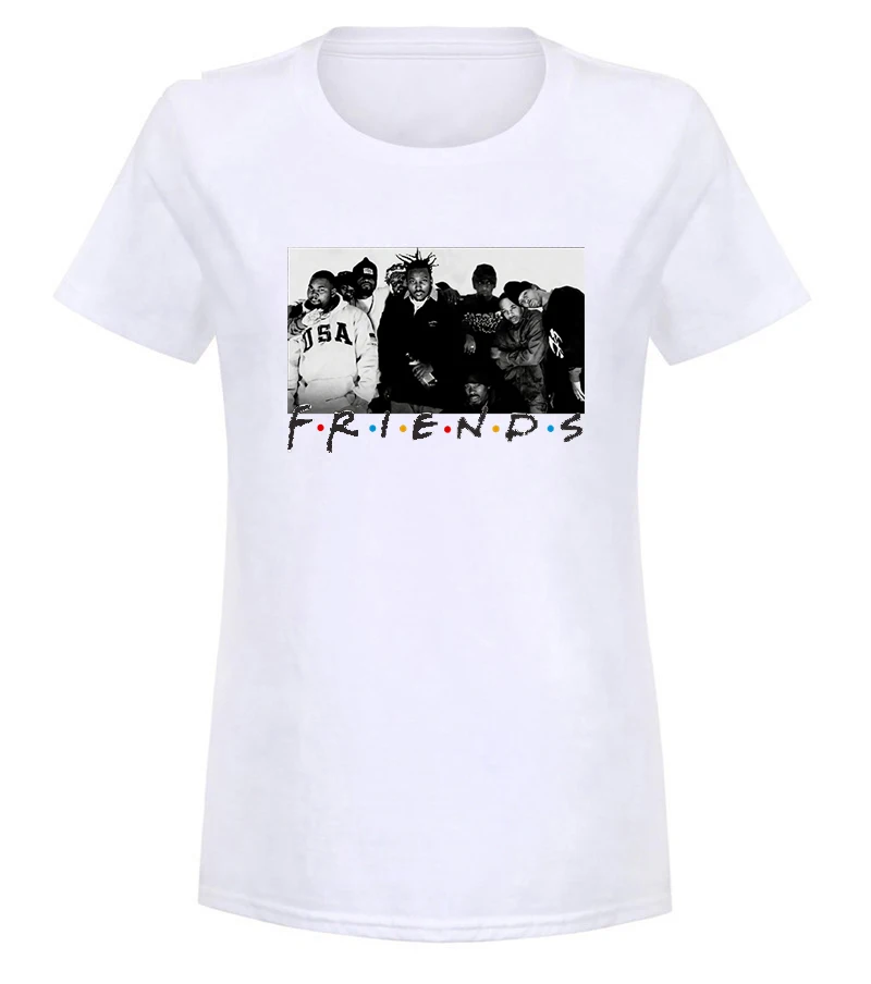 Women White Рубашка для ТВ-шоу Wu Tang Clan Friends - Цвет: Women White