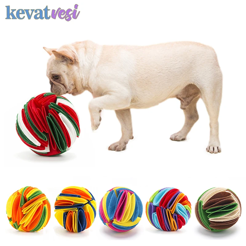 Dog Puzzle Toys Sniffing Ball Toy For Small Medium Large Dogs Pet Sniffing  Hiding Food Toys Slow Feeding Rubber Ball Toys - Dog Toys - AliExpress