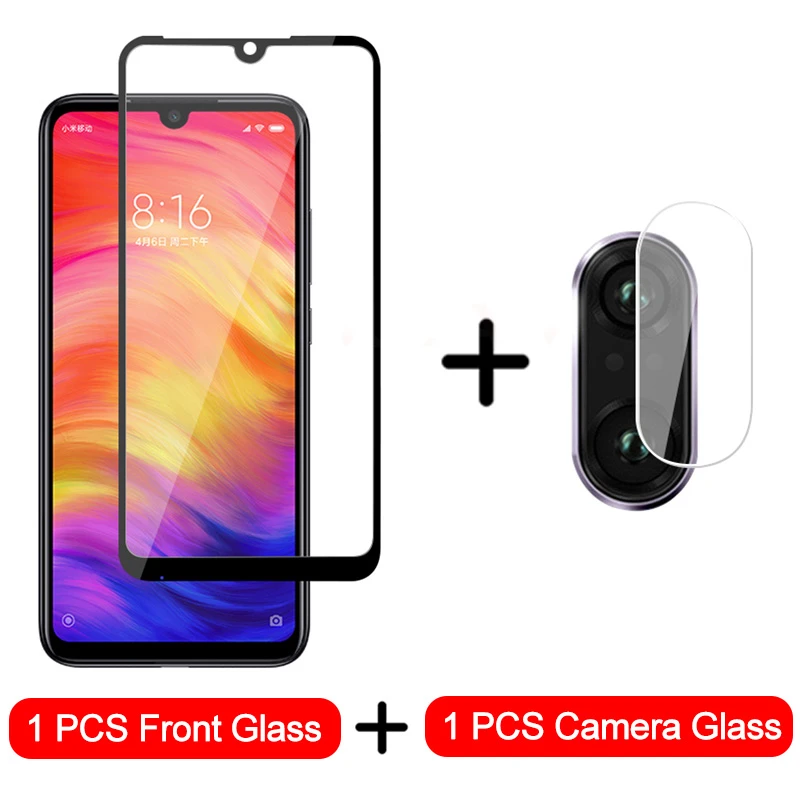 9D закаленное стекло для Xiao mi Red mi Note 7 8 Объектив камера стекло Защита экрана для Red mi 7 7A 8 8A для Red mi Note 7 8 Pro mi 9t - Color: AC